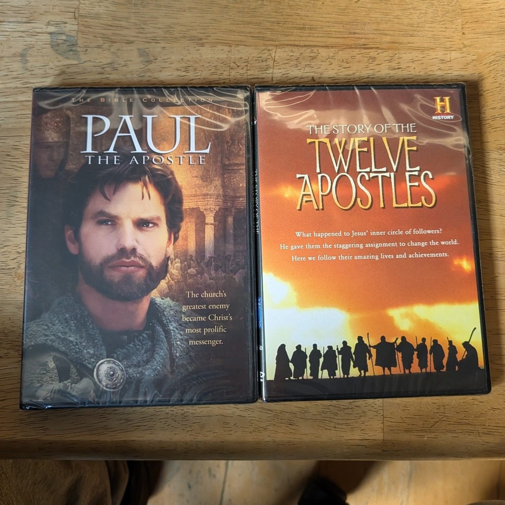 Paul the Apostle and The Story of the Twelve Apostles DVD Set History NEW sealed